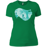 T-Shirts Kelly Green / X-Small Poca Portrait Pop Women's Premium T-Shirt