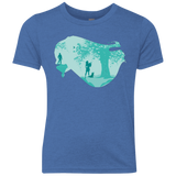 T-Shirts Vintage Royal / YXS Poca Portrait Pop Youth Triblend T-Shirt