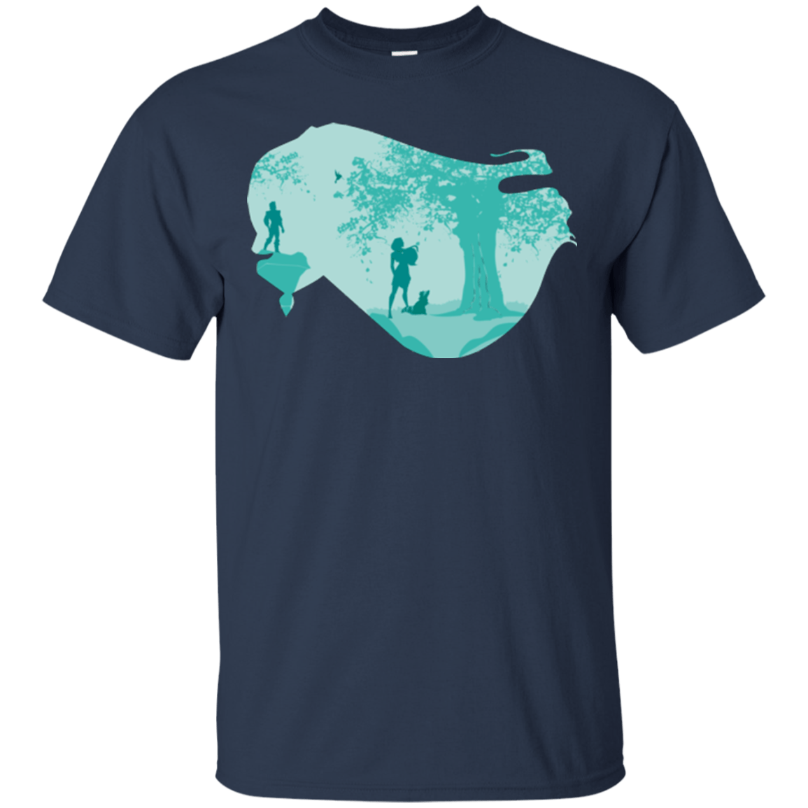 T-Shirts Navy / Small Poca Portrait T-Shirt
