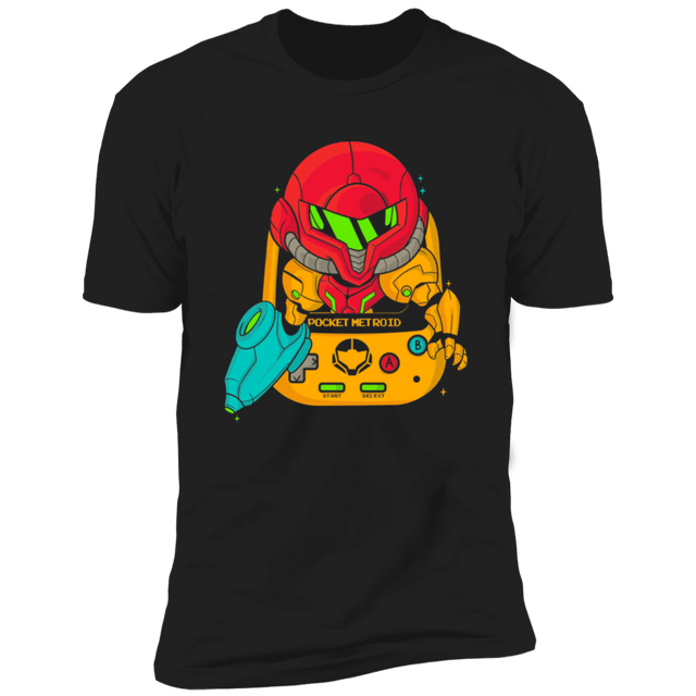 T-Shirts Black / X-Small Pocket Metroid Men's Premium T-Shirt
