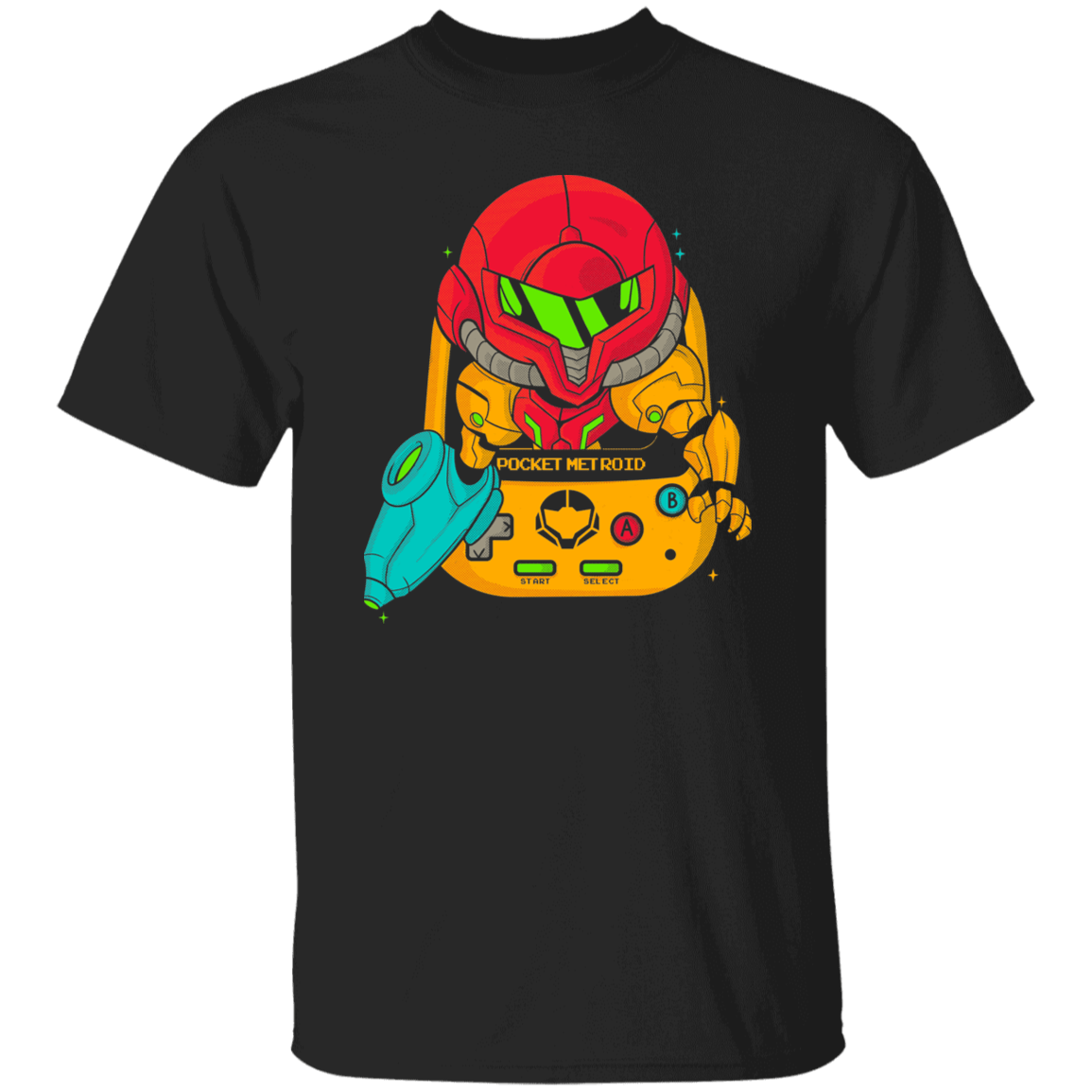 T-Shirts Black / S Pocket Metroid T-Shirt