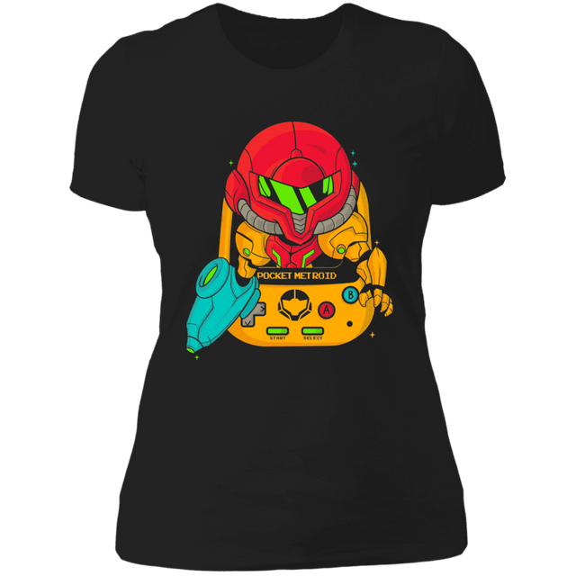 T-Shirts Black / X-Small Pocket Metroid Women's Premium T-Shirt