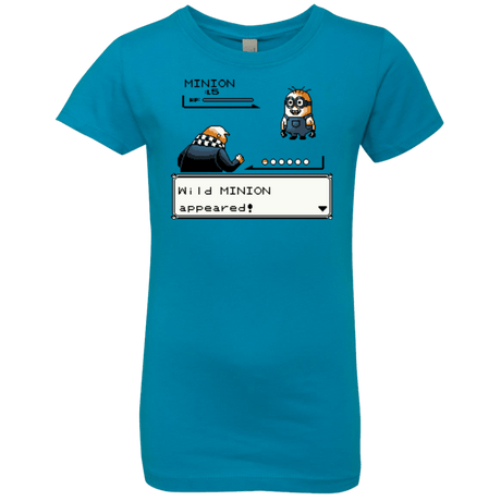 T-Shirts Turquoise / YXS Pocket minions Girls Premium T-Shirt