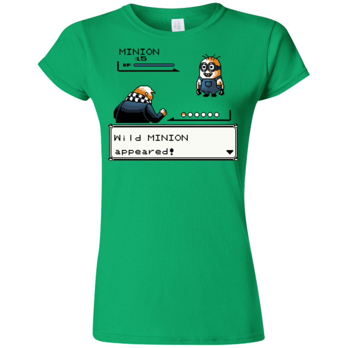 T-Shirts Irish Green / S Pocket minions Junior Slimmer-Fit T-Shirt