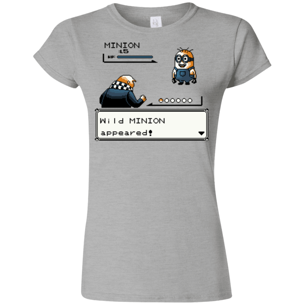 T-Shirts Sport Grey / S Pocket minions Junior Slimmer-Fit T-Shirt