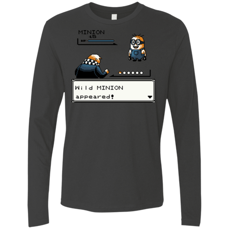 T-Shirts Heavy Metal / S Pocket minions Men's Premium Long Sleeve