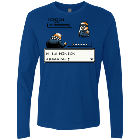 T-Shirts Royal / S Pocket minions Men's Premium Long Sleeve