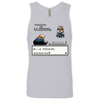 T-Shirts Heather Grey / S Pocket minions Men's Premium Tank Top