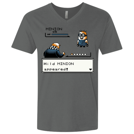 T-Shirts Heavy Metal / X-Small Pocket minions Men's Premium V-Neck