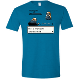 T-Shirts Antique Sapphire / S Pocket minions Men's Semi-Fitted Softstyle