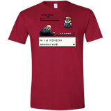 T-Shirts Cardinal Red / S Pocket minions Men's Semi-Fitted Softstyle