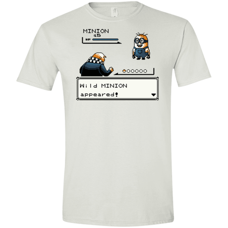 T-Shirts White / X-Small Pocket minions Men's Semi-Fitted Softstyle