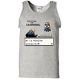 T-Shirts Ash / S Pocket minions Men's Tank Top