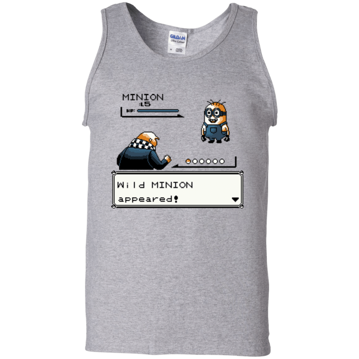 T-Shirts Sport Grey / S Pocket minions Men's Tank Top