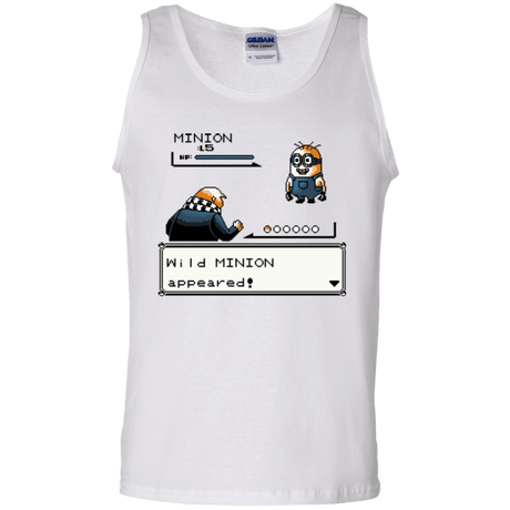 T-Shirts White / S Pocket minions Men's Tank Top