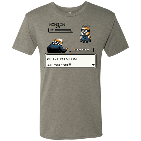 T-Shirts Venetian Grey / S Pocket minions Men's Triblend T-Shirt