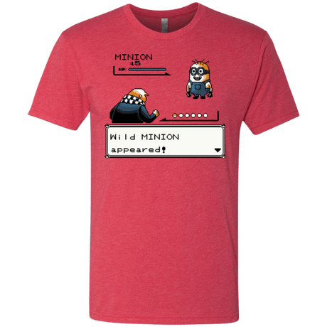 T-Shirts Vintage Red / S Pocket minions Men's Triblend T-Shirt