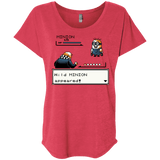 T-Shirts Vintage Red / X-Small Pocket minions Triblend Dolman Sleeve