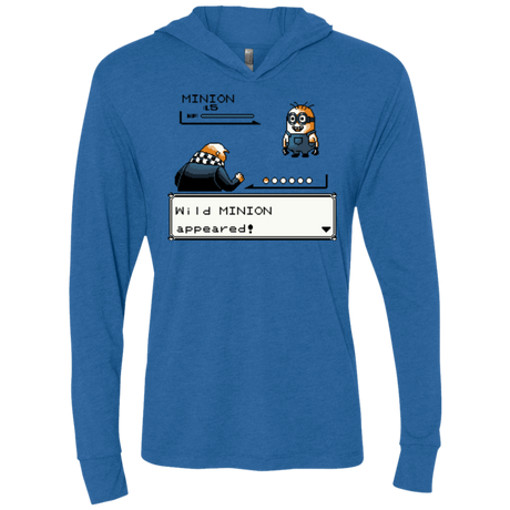 T-Shirts Vintage Royal / X-Small Pocket minions Triblend Long Sleeve Hoodie Tee