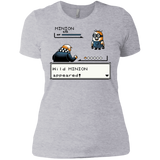 T-Shirts Heather Grey / X-Small Pocket minions Women's Premium T-Shirt