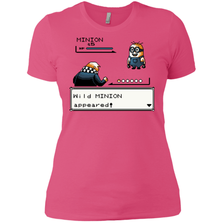 T-Shirts Hot Pink / X-Small Pocket minions Women's Premium T-Shirt