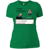 T-Shirts Kelly Green / X-Small Pocket minions Women's Premium T-Shirt