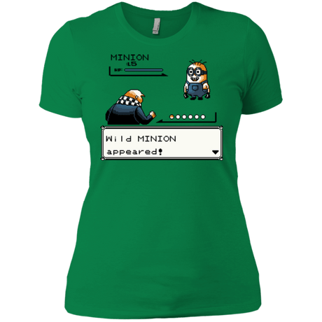 T-Shirts Kelly Green / X-Small Pocket minions Women's Premium T-Shirt