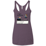 T-Shirts Vintage Purple / X-Small Pocket minions Women's Triblend Racerback Tank