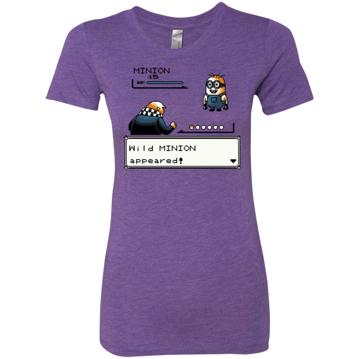 T-Shirts Purple Rush / S Pocket minions Women's Triblend T-Shirt