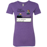 T-Shirts Purple Rush / S Pocket minions Women's Triblend T-Shirt