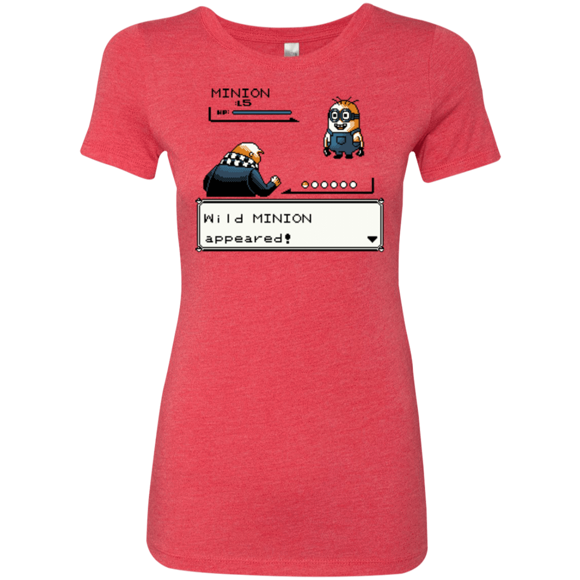 T-Shirts Vintage Red / S Pocket minions Women's Triblend T-Shirt