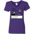 T-Shirts Purple / S Pocket minions Women's V-Neck T-Shirt