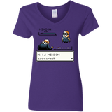 T-Shirts Purple / S Pocket minions Women's V-Neck T-Shirt