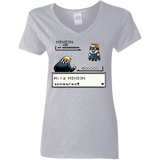 T-Shirts Sport Grey / S Pocket minions Women's V-Neck T-Shirt