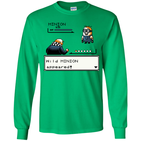 T-Shirts Irish Green / YS Pocket minions Youth Long Sleeve T-Shirt