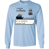 T-Shirts Light Blue / YS Pocket minions Youth Long Sleeve T-Shirt