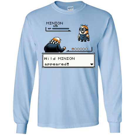 T-Shirts Light Blue / YS Pocket minions Youth Long Sleeve T-Shirt