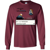 T-Shirts Maroon / YS Pocket minions Youth Long Sleeve T-Shirt
