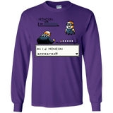 T-Shirts Purple / YS Pocket minions Youth Long Sleeve T-Shirt