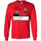 T-Shirts Red / YS Pocket minions Youth Long Sleeve T-Shirt