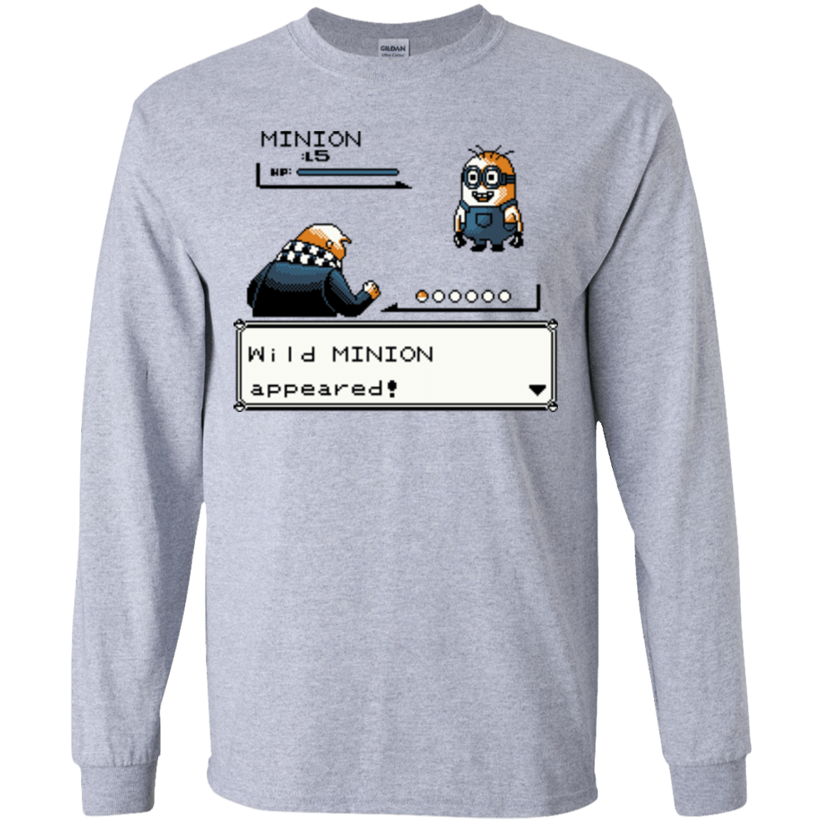 T-Shirts Sport Grey / YS Pocket minions Youth Long Sleeve T-Shirt