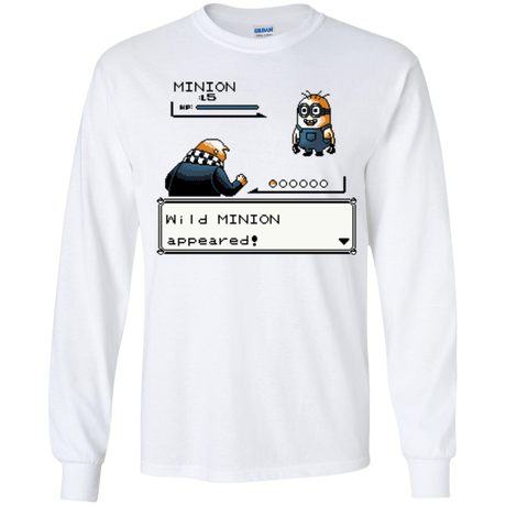 T-Shirts White / YS Pocket minions Youth Long Sleeve T-Shirt