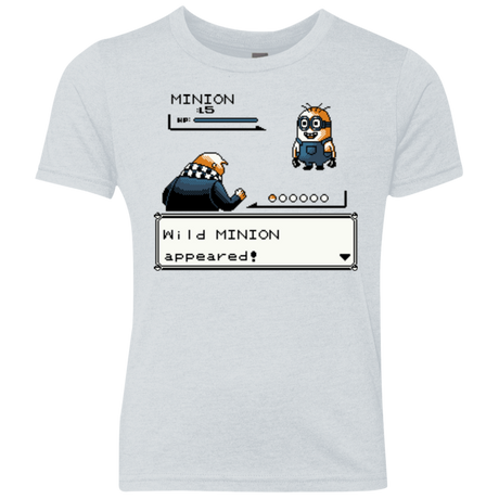 T-Shirts Heather White / YXS Pocket minions Youth Triblend T-Shirt