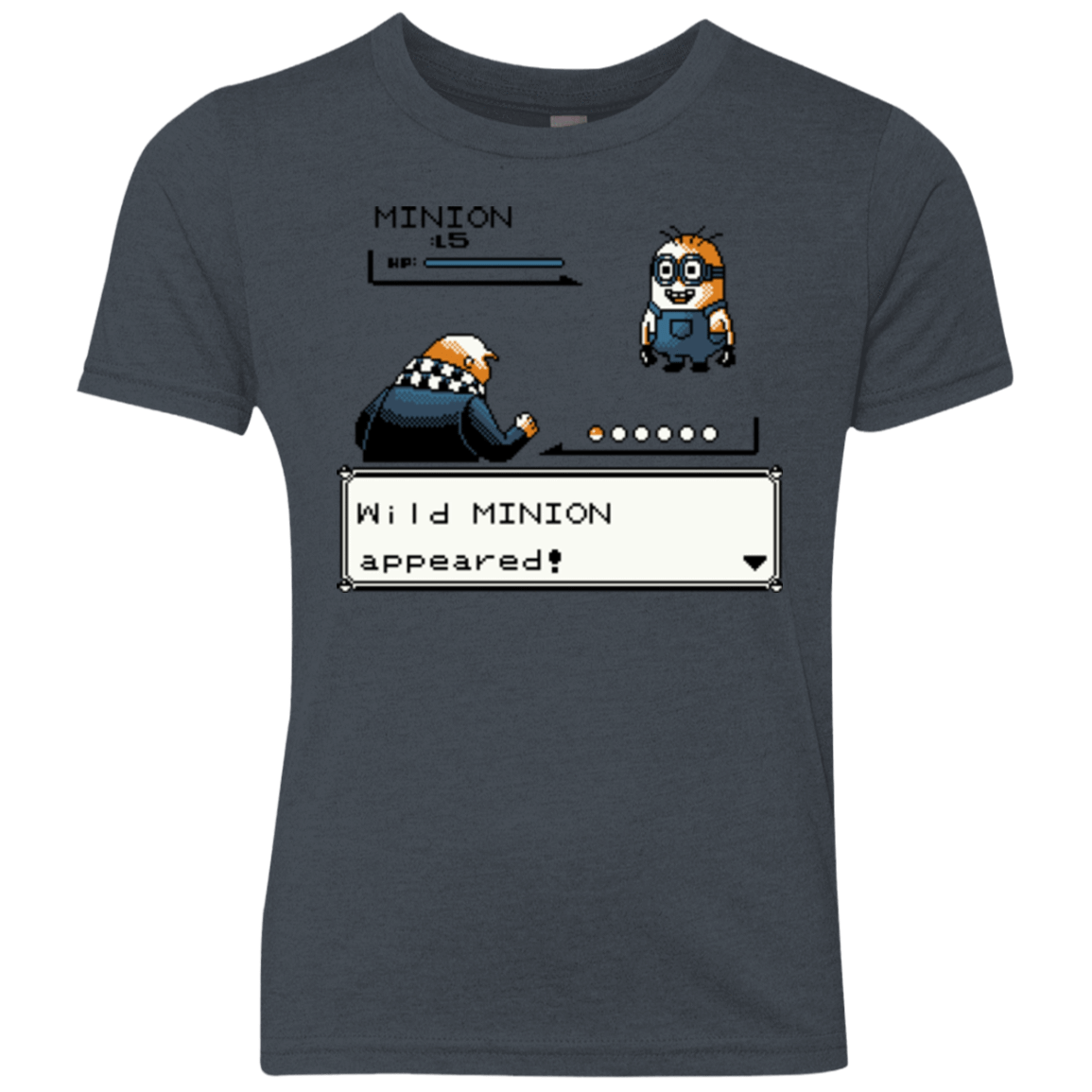 T-Shirts Vintage Navy / YXS Pocket minions Youth Triblend T-Shirt