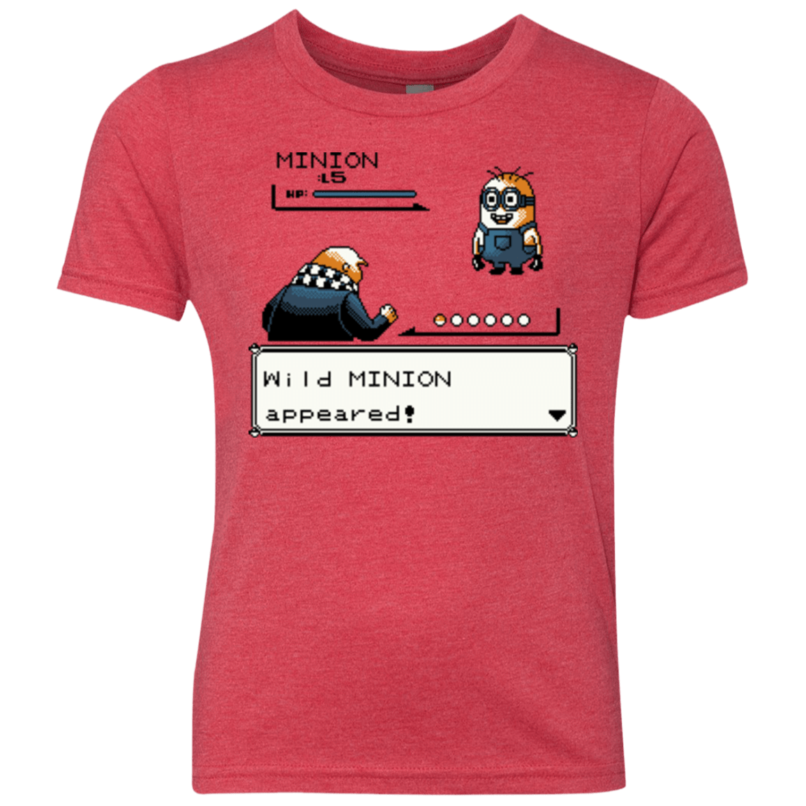 T-Shirts Vintage Red / YXS Pocket minions Youth Triblend T-Shirt