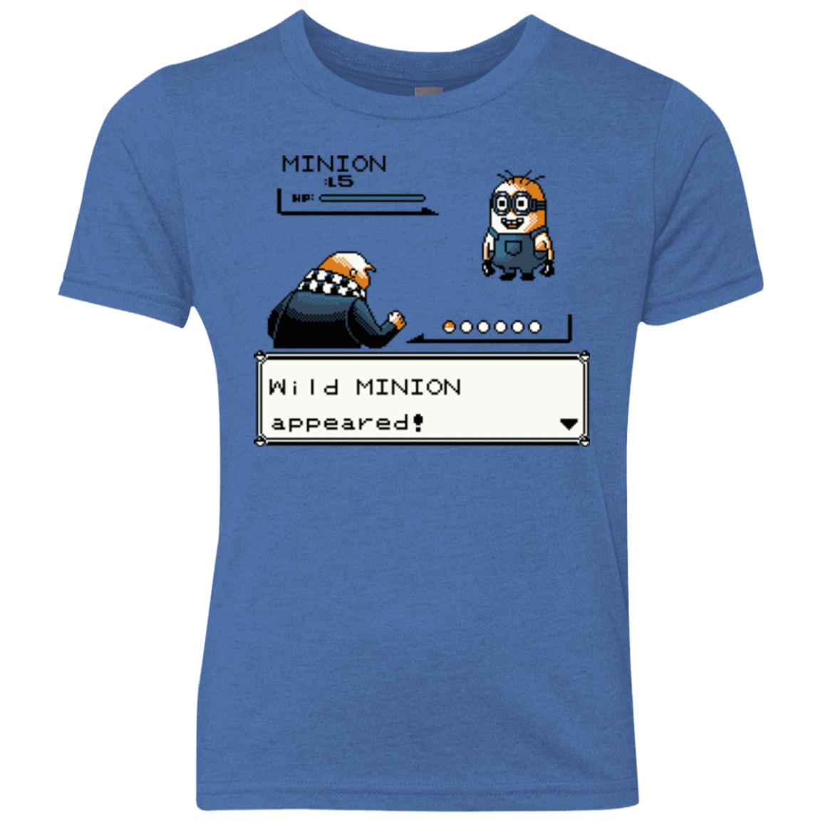 T-Shirts Vintage Royal / YXS Pocket minions Youth Triblend T-Shirt