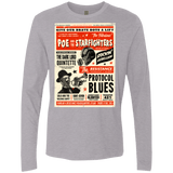 T-Shirts Heather Grey / Small Poe and The Starfighters Men's Premium Long Sleeve