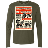 T-Shirts Military Green / Small Poe and The Starfighters Men's Premium Long Sleeve