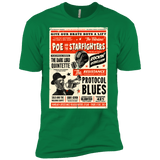 T-Shirts Kelly Green / X-Small Poe and The Starfighters Men's Premium T-Shirt
