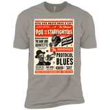 T-Shirts Light Grey / X-Small Poe and The Starfighters Men's Premium T-Shirt